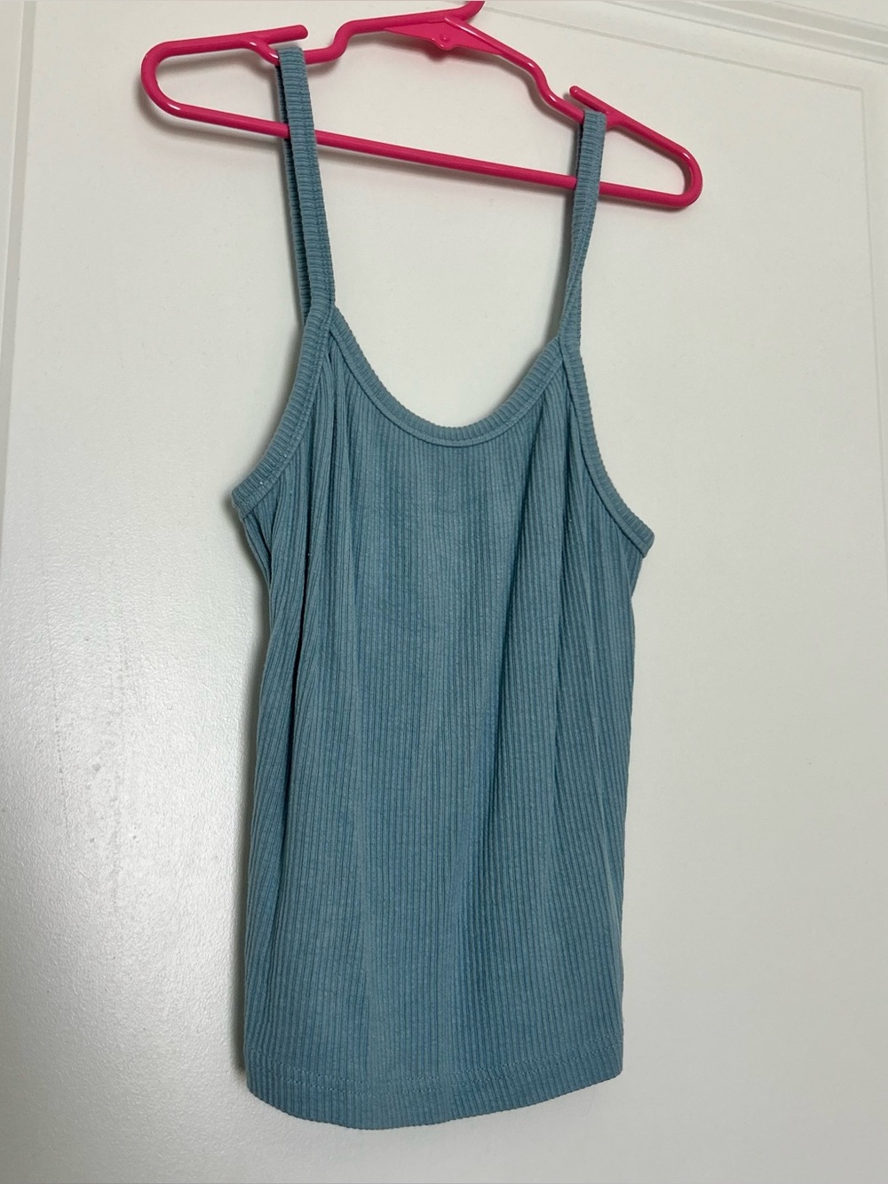 SHEIN (XS) Basic Blue Ribbed Cami Top